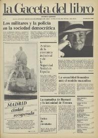 La Gaceta del Libro : periódico quincenal. Núm. 7, septiembre 1984 | Biblioteca Virtual Miguel de Cervantes