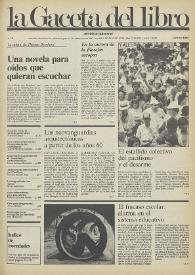 La Gaceta del Libro : periódico quincenal. Núm. 8, octubre 1984 | Biblioteca Virtual Miguel de Cervantes
