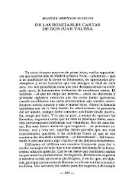De las inimitables cartas de don Juan Valera  / Manuel Bermejo Marcos | Biblioteca Virtual Miguel de Cervantes
