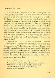 Leopoldo de Luis / Max Aub | Biblioteca Virtual Miguel de Cervantes