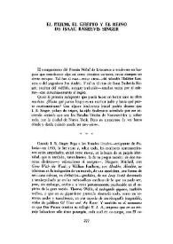 El exilio, el ghetto y el reino de Isaac Bashevis Singer / Héctor Tizón  | Biblioteca Virtual Miguel de Cervantes