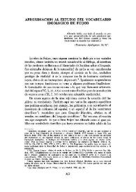 Aproximación al estudio del vocabulario ideológico de Feijoo
 / Pedro Álvarez de Miranda  | Biblioteca Virtual Miguel de Cervantes
