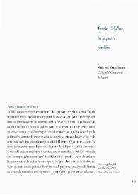 Más información sobre Fernán Caballero en la prensa periódica / María José Alonso Seoane