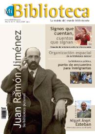 Mi biblioteca : la revista del mundo bibliotecario. Núm. 7, otoño 2006 | Biblioteca Virtual Miguel de Cervantes