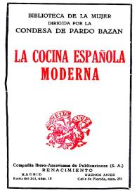 La Cocina española moderna | Biblioteca Virtual Miguel de Cervantes