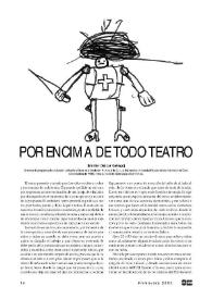 Por encima de todo teatro / Marián Osácar Gallego | Biblioteca Virtual Miguel de Cervantes