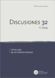 Discusiones. Núm. 32.1, 2024 | Biblioteca Virtual Miguel de Cervantes