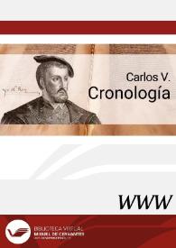 Portada:Carlos V. Cronología