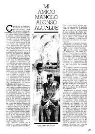 Más información sobre Mi amigo Manolo Alonso Alcalde / Luis López Anglada