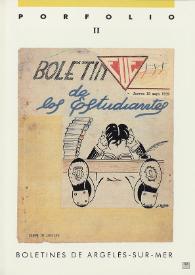 Portfolio II: Boletines de Argelès-Sur-Mer  | Biblioteca Virtual Miguel de Cervantes