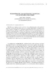 Industrialización, mercantilización y capitalismo, a la luz de Emilia Pardo Bazán / Javier López Quintáns | Biblioteca Virtual Miguel de Cervantes