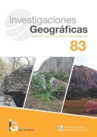 Investigaciones Geográficas. Núm. 83, 2025 | Biblioteca Virtual Miguel de Cervantes