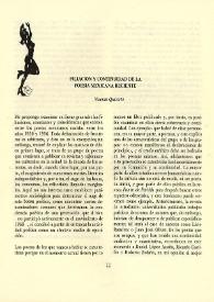Más información sobre Filiación y continuidad de la poesía mexicana reciente / Vicente Quirarte
