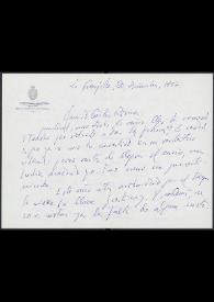 Más información sobre Carta de Alonso Zamora Vicente a José Carlos Rovira. La Granjilla (Madrid), 20 de diciembre de 1997