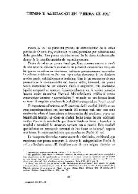 Tiempo y alineación en "Piedra de sol"  / José Ortega  | Biblioteca Virtual Miguel de Cervantes