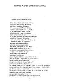 Dámaso Alonso claramente abusa / Fernando Quiñones | Biblioteca Virtual Miguel de Cervantes