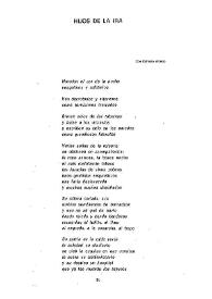 Hijos de la ira / Félix Grande | Biblioteca Virtual Miguel de Cervantes