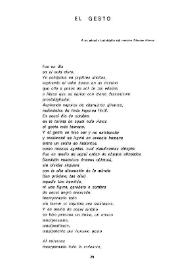 El gesto / Elena Andrés | Biblioteca Virtual Miguel de Cervantes
