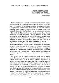 En torno a la obra de Dámaso Alonso / Elsie Alvarado de Ricord | Biblioteca Virtual Miguel de Cervantes