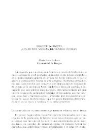 Más información sobre Agustín Moreto: ¿un autor menor de teatro áureo? / María Luisa Lobato