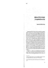 Más información sobre Alberti en "Sobre los ángeles" y la expresión de una crisis / Francisco Javier Díez de Revenga