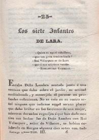 Los siete infantes de Lara / Trueba | Biblioteca Virtual Miguel de Cervantes