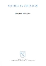 Melville en Jerusalem / Vicente Quirarte | Biblioteca Virtual Miguel de Cervantes