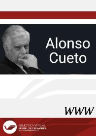 Alonso Cueto / directora Eva Valero Juan | Biblioteca Virtual Miguel de Cervantes
