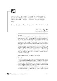 La reginalidad de la Reina María en el reinado de Pedro I de Castilla (Siglo XIV)  / Damián A. Cipolla | Biblioteca Virtual Miguel de Cervantes