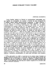 Jorge Guillén y Paul Valéry / Concha Zardoya | Biblioteca Virtual Miguel de Cervantes