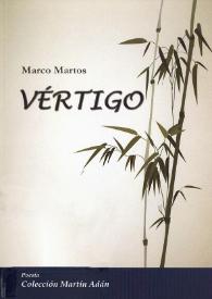 Vértigo / Marco Martos | Biblioteca Virtual Miguel de Cervantes