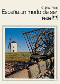 España, un modo de ser / Guillermo Díaz-Plaja  | Biblioteca Virtual Miguel de Cervantes