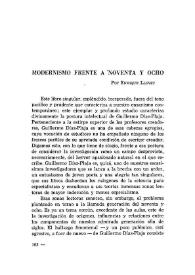 Modernismo frente a Noventa y ocho / Por Enrique Llovet | Biblioteca Virtual Miguel de Cervantes