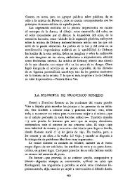 La filosofía de Francisco Romero / Romano García | Biblioteca Virtual Miguel de Cervantes