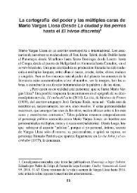 La cartografía del poder y las múltiples caras de Mario Vargas Llosa (Desde "La ciudad y los perros" hasta el "El héroe discreto") | Biblioteca Virtual Miguel de Cervantes