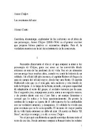 Anton Chéjov. Las aventuras del azar / Alonso Cueto | Biblioteca Virtual Miguel de Cervantes