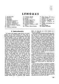 Lenguas / Manuel Alvar | Biblioteca Virtual Miguel de Cervantes